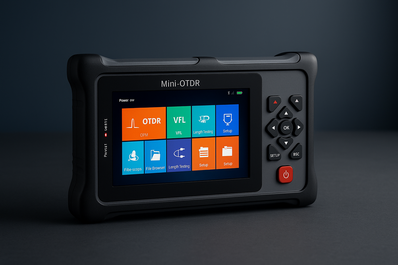 Acnet OTAC-24D Mini Series OTDR Black (Optical Time Domain Reflectometer)
