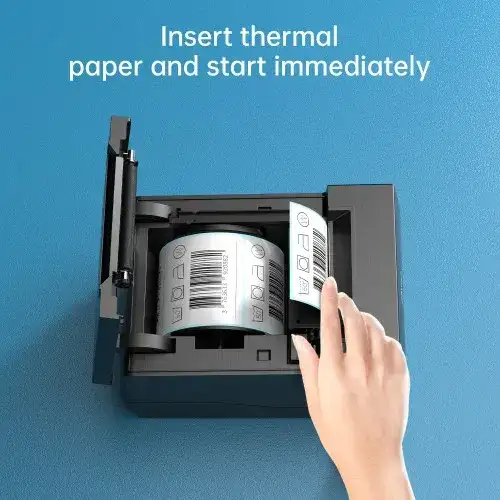 Deli E886BW Receipt & Label Printer