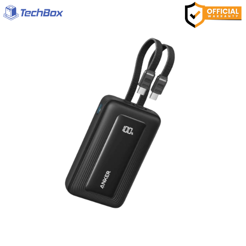 Anker Zolo Power Bank 10K 35W Built In Dual USB-C Cables