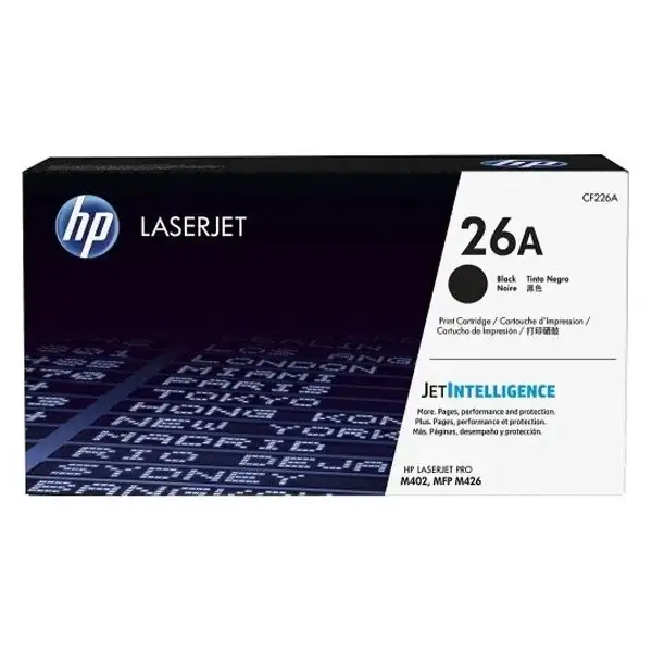 HP 26A Black Original LaserJet Toner Cartridge (For M402DN)