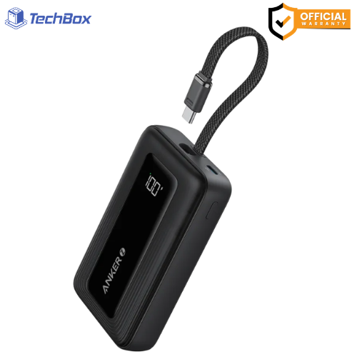 Anker Zolo Power Bank 10K 30W with Built-in Cable