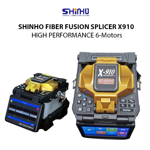 SHINHO X910 High Performance 6MOTOR Fiber Fusion Splicer